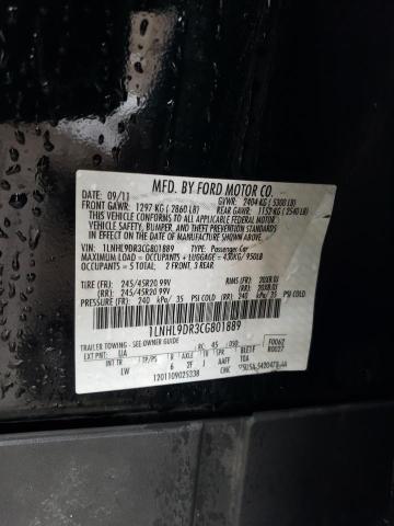 1LNHL9DR3CG801889 Lincoln MKS