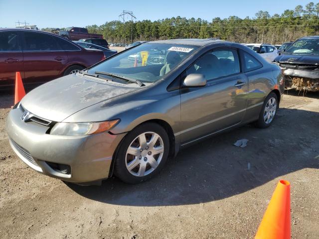 2008 Honda Civic Lx Gray vin: 2HGFG12618H526658