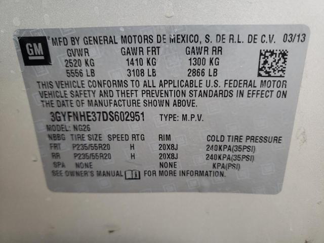 3GYFNHE37DS602951 Cadillac Srx Performance Collection