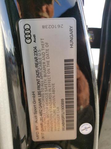 2018 AUDI RS3 - WUABWGFF3J1900899