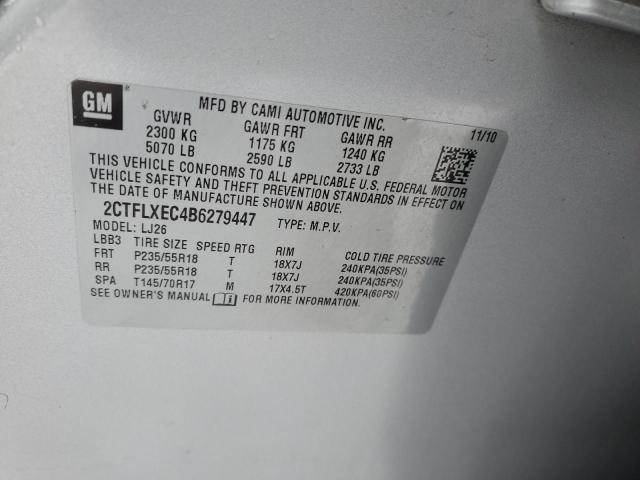 2CTFLXEC4B6279447 GMC Terrain Slt