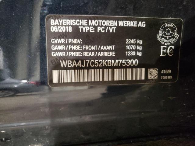 2019 BMW 440XI GRAN - WBA4J7C52KBM75300