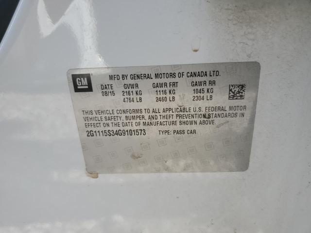 2016 CHEVROLET IMPALA LT - 2G1115S34G9101573