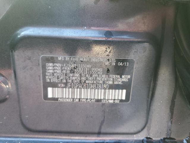 JF1GPAC61DH878100 Subaru Impreza Premium