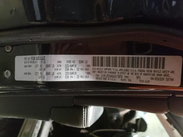 1C4PJMDS0GW317878 Jeep Cherokee Limited