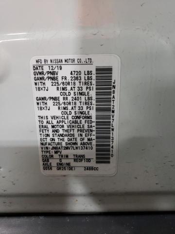 2020 NISSAN ROGUE S JN8AT2MV7LW137410