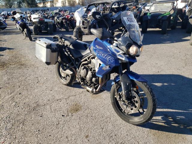 Salvage cars for sale from Copart Las Vegas, NV: 2018 Triumph 2018 Triumph Motorcycle Tiger 800 XRX