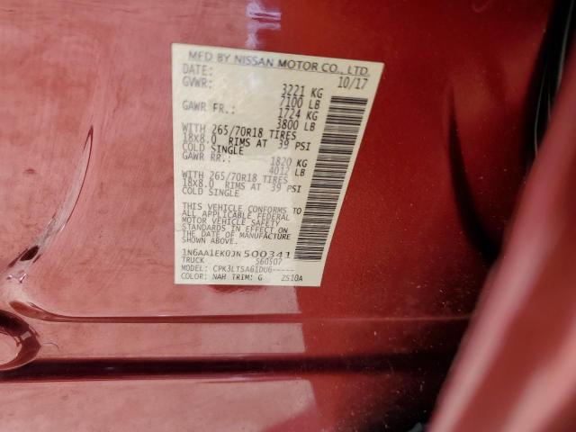 2018 NISSAN TITAN S - 1N6AA1EK0JN500341