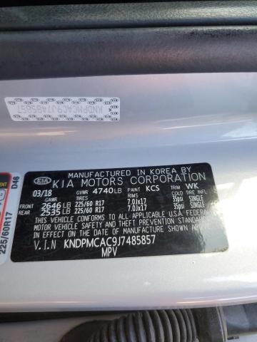 2018 KIA SPORTAGE L - KNDPMCAC9J7485857