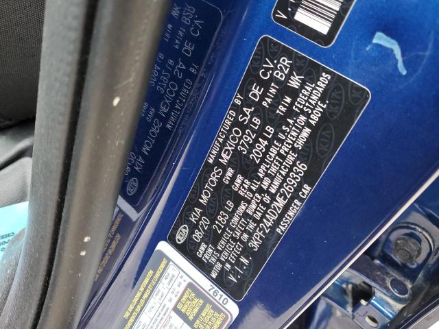 2021 KIA FORTE FE 3KPF24AD2ME269336