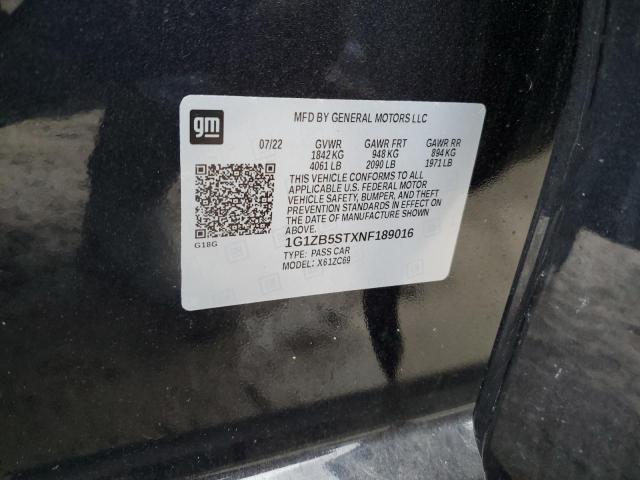 2022 CHEVROLET MALIBU LS - 1G1ZB5STXNF189016