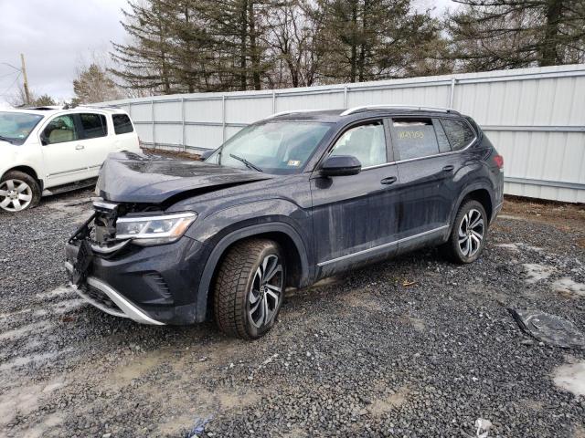 Salvage cars for sale from Copart Albany, NY: 2022 Volkswagen Atlas SEL