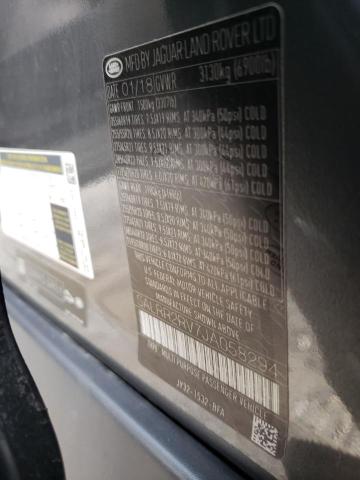 SALRR2RV7JA058294 Land Rover Discovery Hse