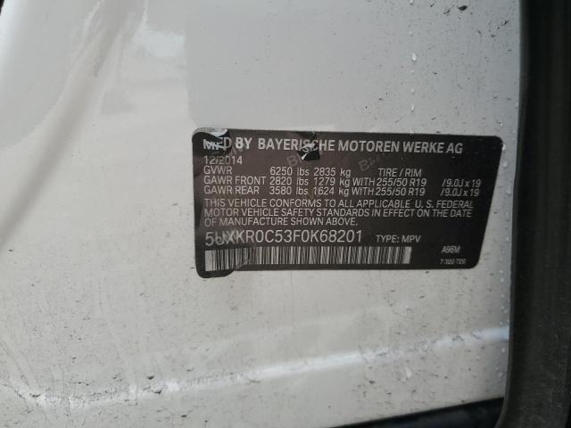 5UXKR0C53F0K68201 BMW X5 Xdrive35i