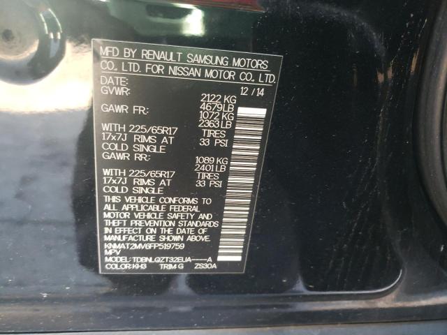 2015 NISSAN ROGUE S - KNMAT2MV6FP519759