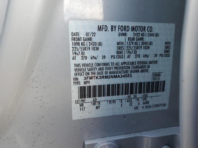 2022 FORD MUSTANG MA - 3FMTK3RM2NMA34553