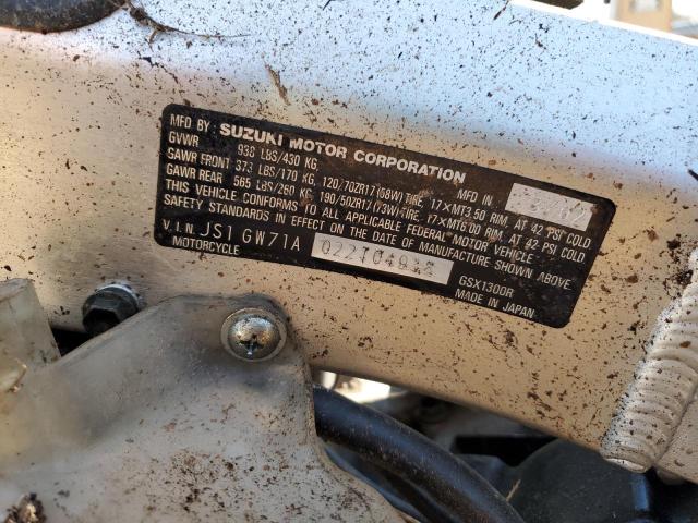 2002 SUZUKI GSX1300 R - JS1GW71A022104938