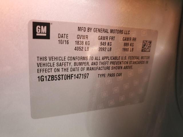 2017 CHEVROLET MALIBU LS - 1G1ZB5ST0HF147197