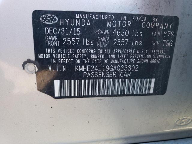 2016 HYUNDAI SONATA HYB - KMHE24L19GA033302