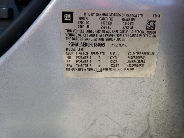 2015 CHEVROLET EQUINOX LS - 2GNALAEK0F6134669