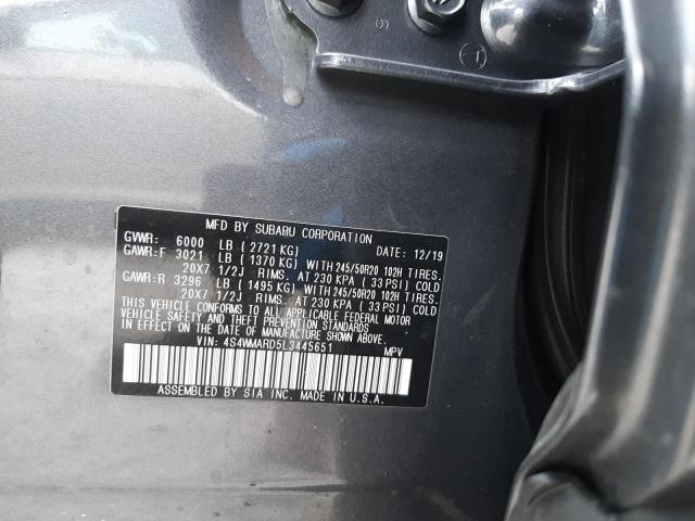 4S4WMARD5L3445651 Subaru Ascent