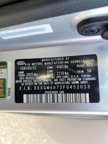 5XXGM4A73FG452053 KIA Optima Lx