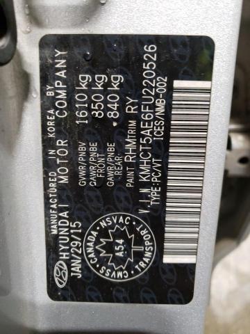2015 HYUNDAI ACCENT GS - KMHCT5AE6FU220526