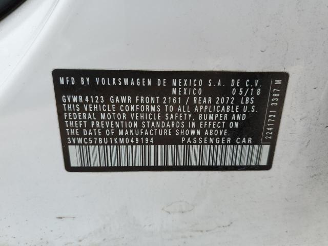 2019 VOLKSWAGEN JETTA S - 3VWC57BU1KM049194