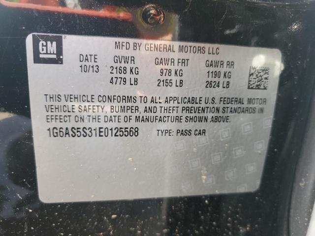 1G6AS5S31E0125568 Cadillac Cts Performance Collection
