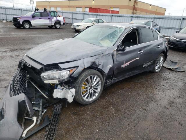 Infiniti Q50 salvage cars for sale: 2018 Infiniti Q50 Luxe