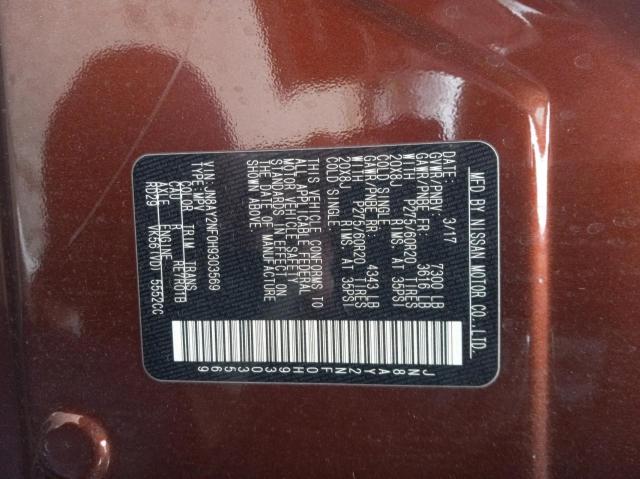 2017 NISSAN ARMADA PLA - JN8AY2NF0H9303569