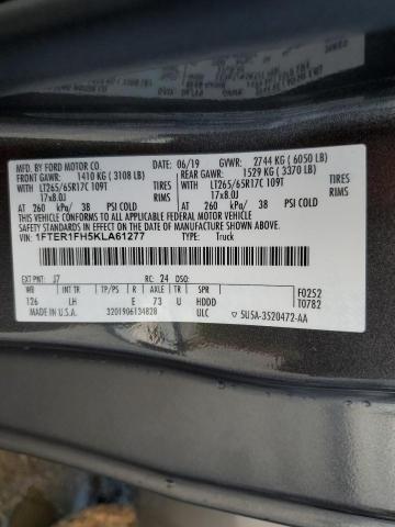 2019 FORD RANGER XL - 1FTER1FH5KLA61277