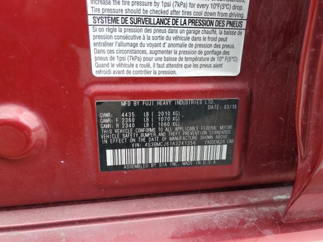 4S3BMCJ61A3241356 Subaru Legacy 2.5i Limited