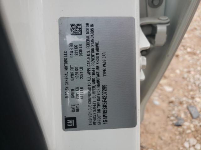 2015 BUICK VERANO CON 1G4PR5SK5F4207299