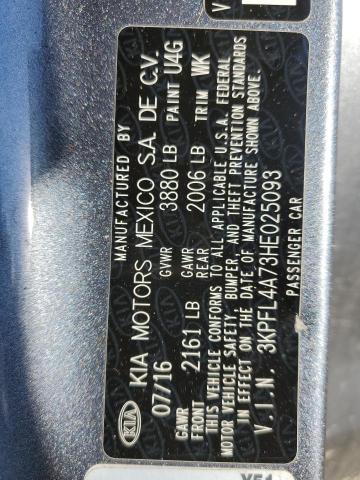 2017 KIA FORTE LX - 3KPFL4A73HE025093