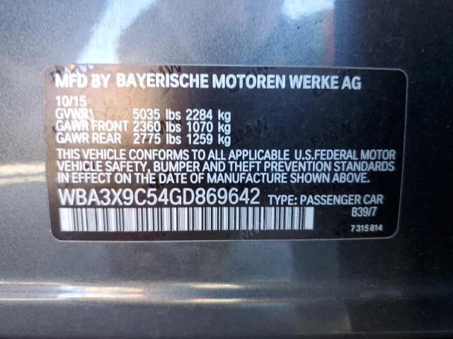 WBA3X9C54GD869642 BMW 335 Xigt