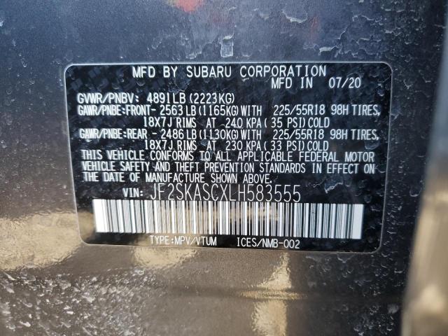 JF2SKASCXLH583555 Subaru Forester