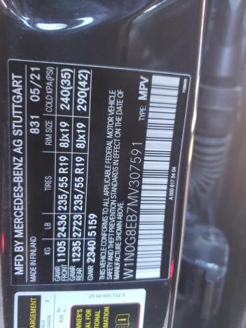 W1N0G8EB7MV307591 Mercedes-Benz Glc 300 4matic
