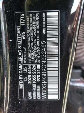 2016 MERCEDES-BENZ CLA 250 4M - WDDSJ4GB9GN322465