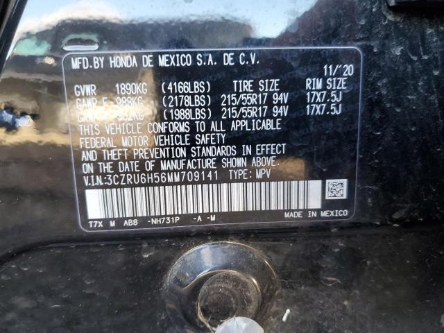 3CZRU6H56MM709141 HONDA HR-V 2021