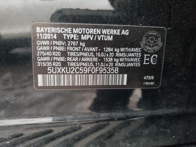 5UXKU2C59F0F95358 BMW X6 Xdrive35i