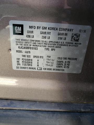2015 BUICK ENCORE CON - KL4CJBSB9FB101923