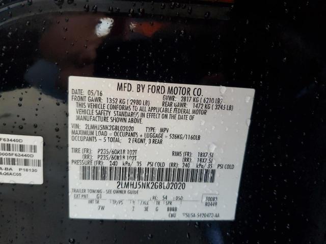 2LMHJ5NK2GBL02020 Lincoln MKT
