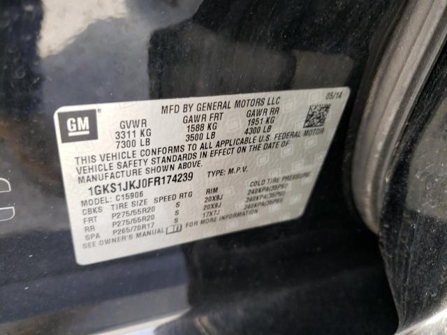 1GKS1JKJ0FR174239 GMC Yukon