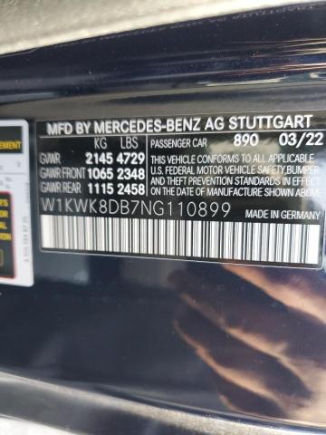 2022 MERCEDES-BENZ C 300 - W1KWK8DB7NG110899