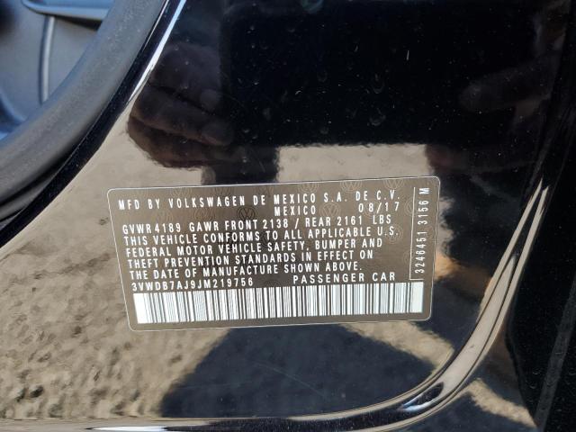 2018 VOLKSWAGEN JETTA SE - 3VWDB7AJ9JM219756