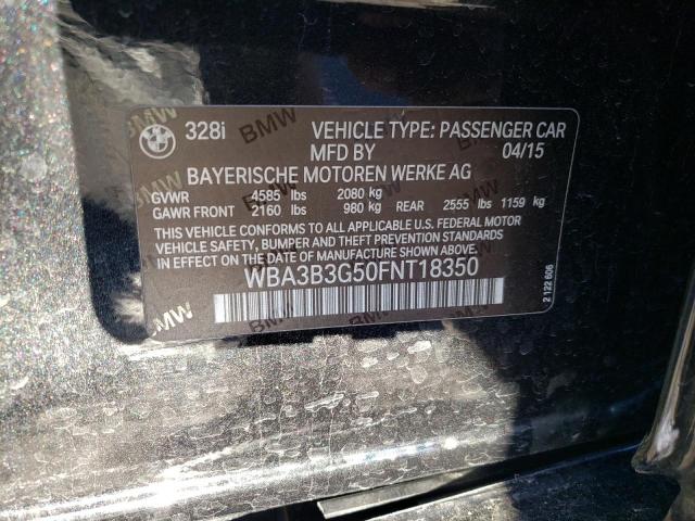 Lot #2428172029 2015 BMW 328 XI salvage car