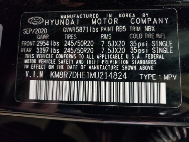 2021 HYUNDAI PALISADE C - KM8R7DHE1MU214824