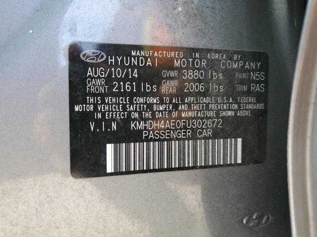 2015 HYUNDAI ELANTRA SE - KMHDH4AE0FU302672