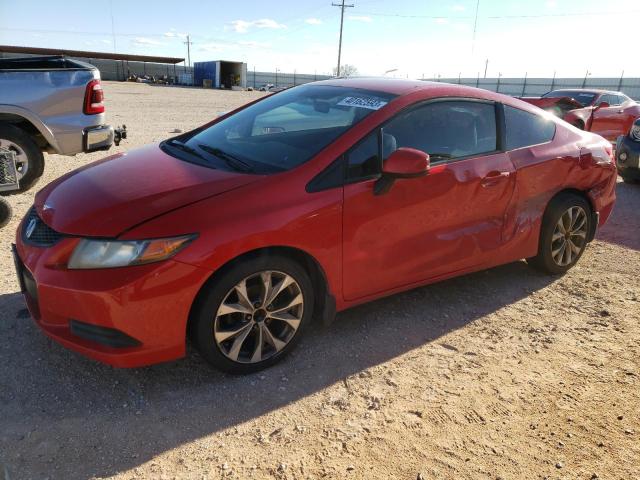Vehiculos salvage en venta de Copart Andrews, TX: 2012 Honda Civic LX